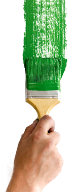 green_paint interior painting services by Benchmark Paiting